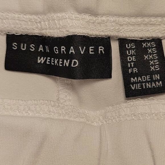 NWOT Susan Graver Regular Weekend Premium Stretch Leggings Sz XXS - Picture 8 of 13